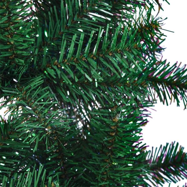 Albero Di Natale Artificiale Punte Iridescenti Verde 240 Cm Pvc - Image 5