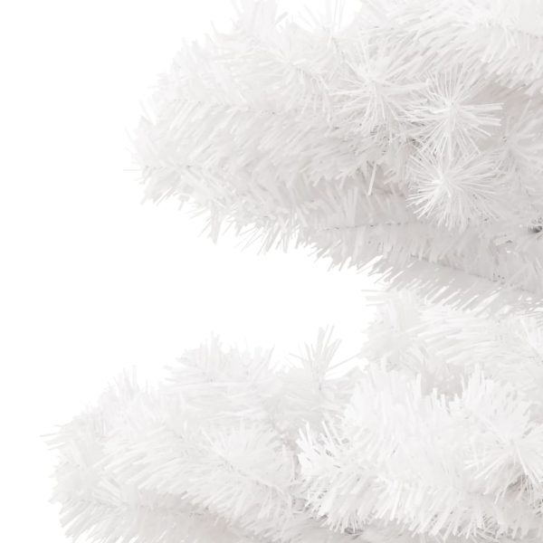 Albero Di Natale Preilluminato Con Vaso Bianco 150 Cm In Pvc - Image 6