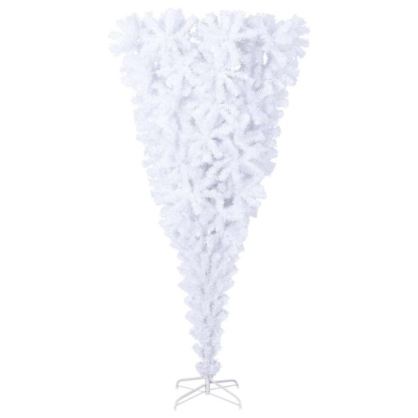 Albero Di Natale Artificiale Capovolto Con Base Bianco 180 cm - Image 3