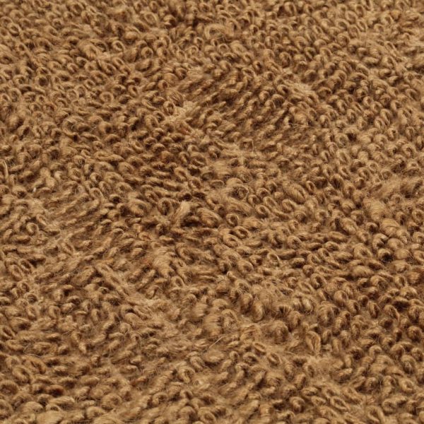 Tappeto Fatto A Mano In Bouclé 120x180 Cm Iuta E Cotone - Image 5