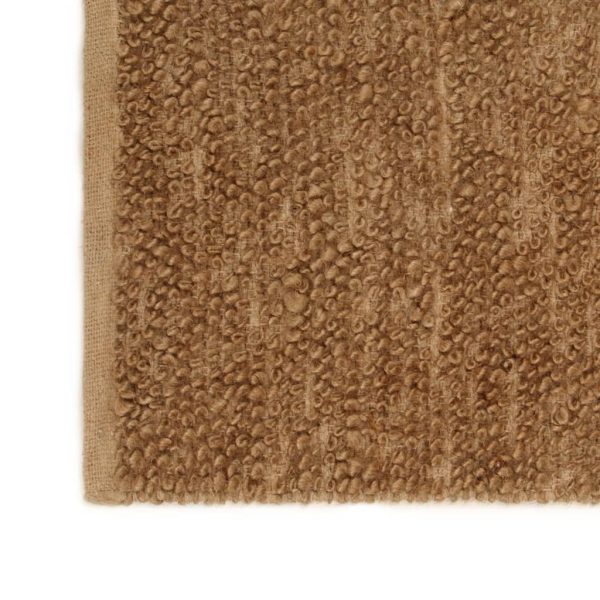 Tappeto Fatto A Mano In Bouclé 180x250 Cm Iuta E Cotone - Image 6