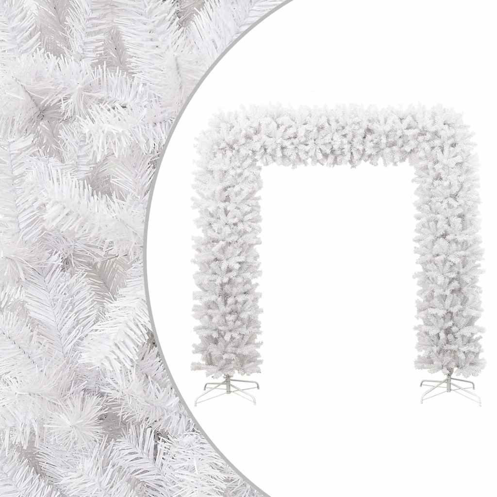 Albero Di Natale Ad Arco Bianco 240 cm