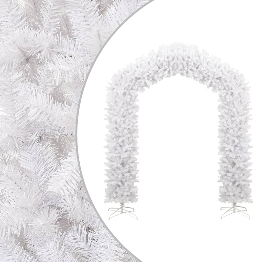 Albero Di Natale Ad Arco Bianco 270 cm