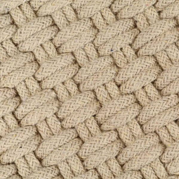 Tappeto Rettangolare Naturale 120x180 Cm In Cotone - Image 5