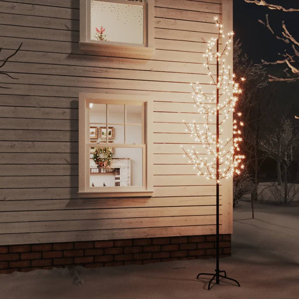 Albero Di Ciliegio Con 368 Led Bianco Caldo 300 cm