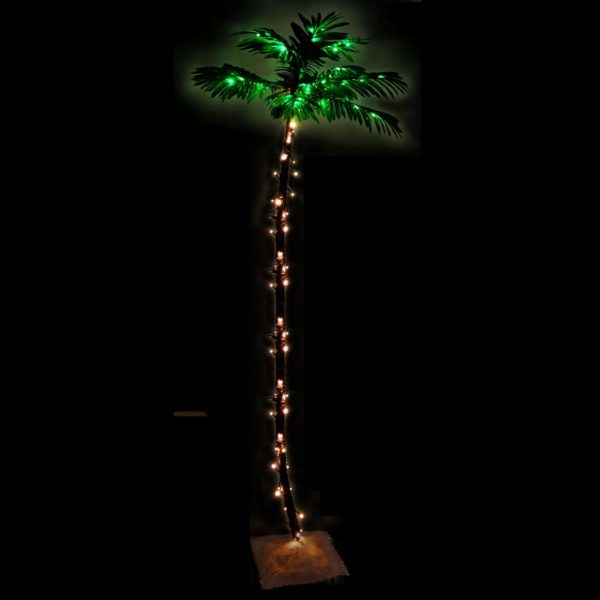 Palma Con Led Bianco Caldo 136 Led 220 cm - Image 3