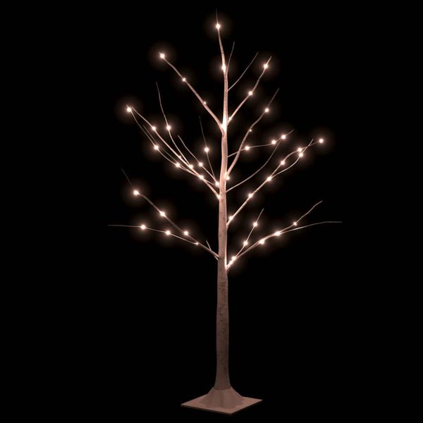 Betulla Con Led Bianco Caldo 48 Led 120 cm - Image 3