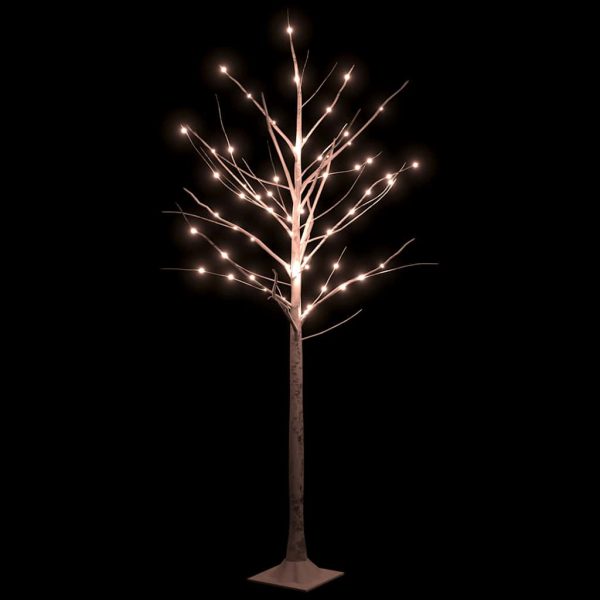 Betulla Con Led Bianco Caldo 96 Led 180 cm - Image 3