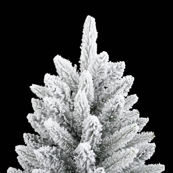Albero Di Natale Artificiale Con Neve Floccata 210 Cm Pvc E pe - Image 5