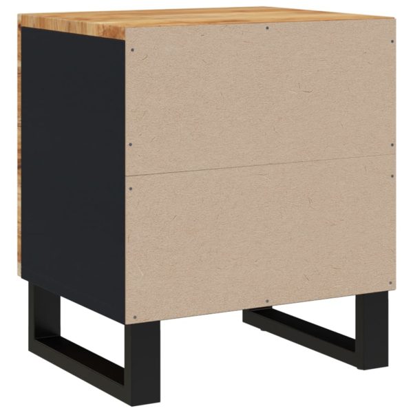 Comodini 2pz 40x33x46 Cm In Legno Massello Di Acacia - Image 4