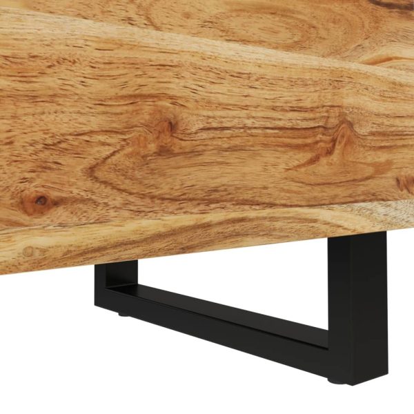 Comodini 2pz 40x33x46 Cm In Legno Massello Di Acacia - Image 6