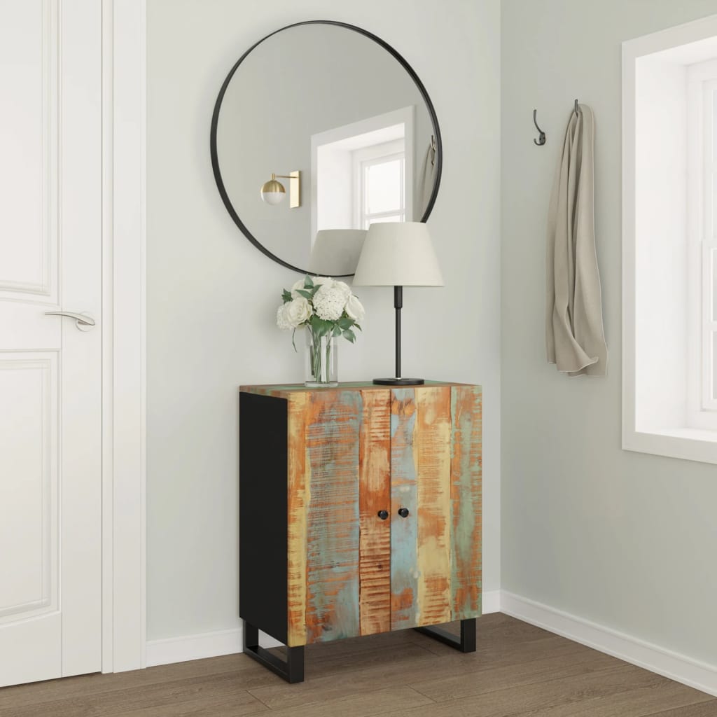 Credenza 60x33x75 In Legno Massello Di Recupero