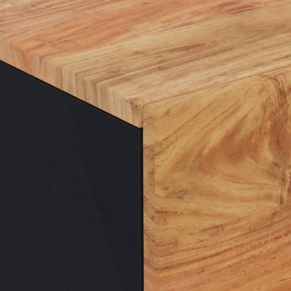 Credenza 60x33x75 Cm In Legno Massello Di Acacia - Image 5