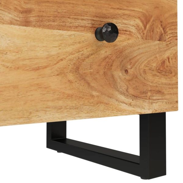 Credenza 60x33x75 Cm In Legno Massello Di Acacia - Image 6