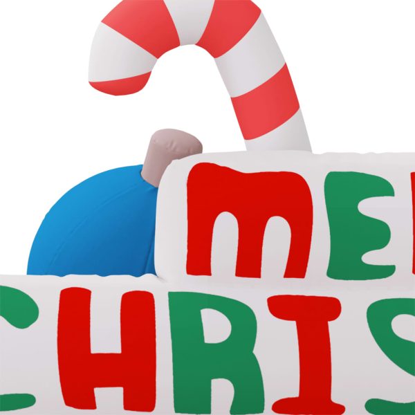 Decorazione Gonfiabile Merry Christmas Con Led 197 cm - Image 5