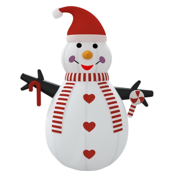 Pupazzo Di Neve Gonfiabile Con Led 250 cm - Image 4