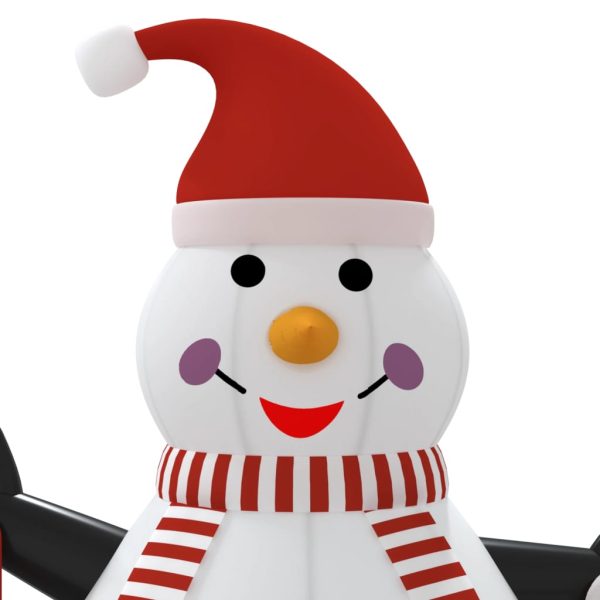 Pupazzo Di Neve Gonfiabile Con Led 250 cm - Image 6