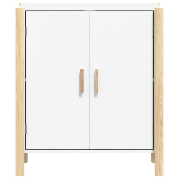 Credenza Bianca 62x38x70 Cm In Legno Multistrato - Image 5