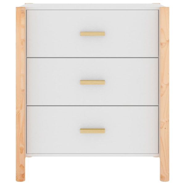 Credenza Bianca 62x38x70 Cm In Legno Multistrato - Image 5