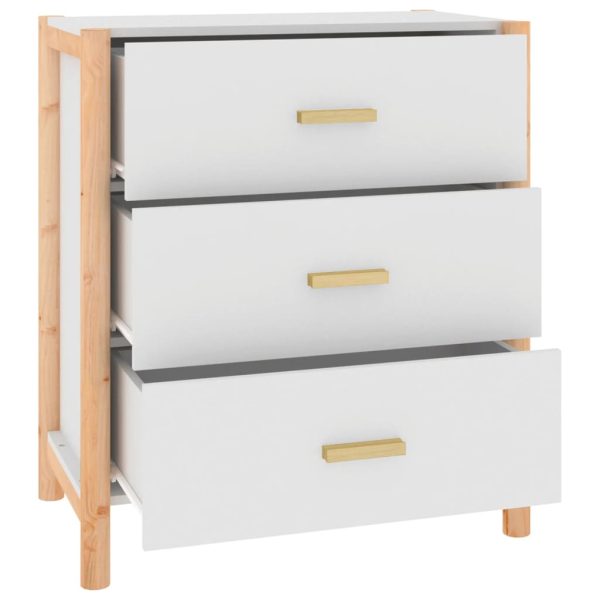 Credenza Bianca 62x38x70 Cm In Legno Multistrato - Image 6
