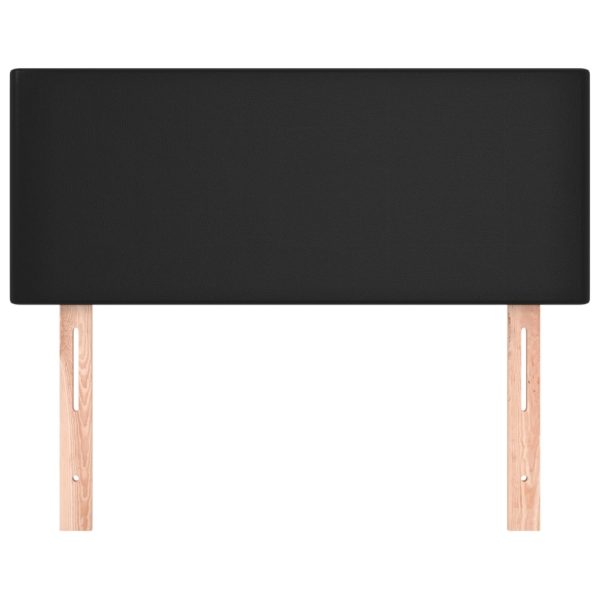 Testiera Nero 90x5x78/88 Cm In Similpelle - Image 3