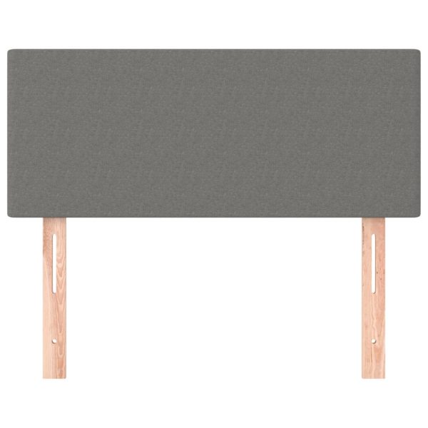 Testiera Grigio Scuro 100x5x78/88 Cm In Tessuto - Image 3