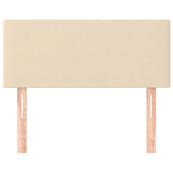 Testiera Crema 100x5x78/88 Cm In Tessuto - Image 3