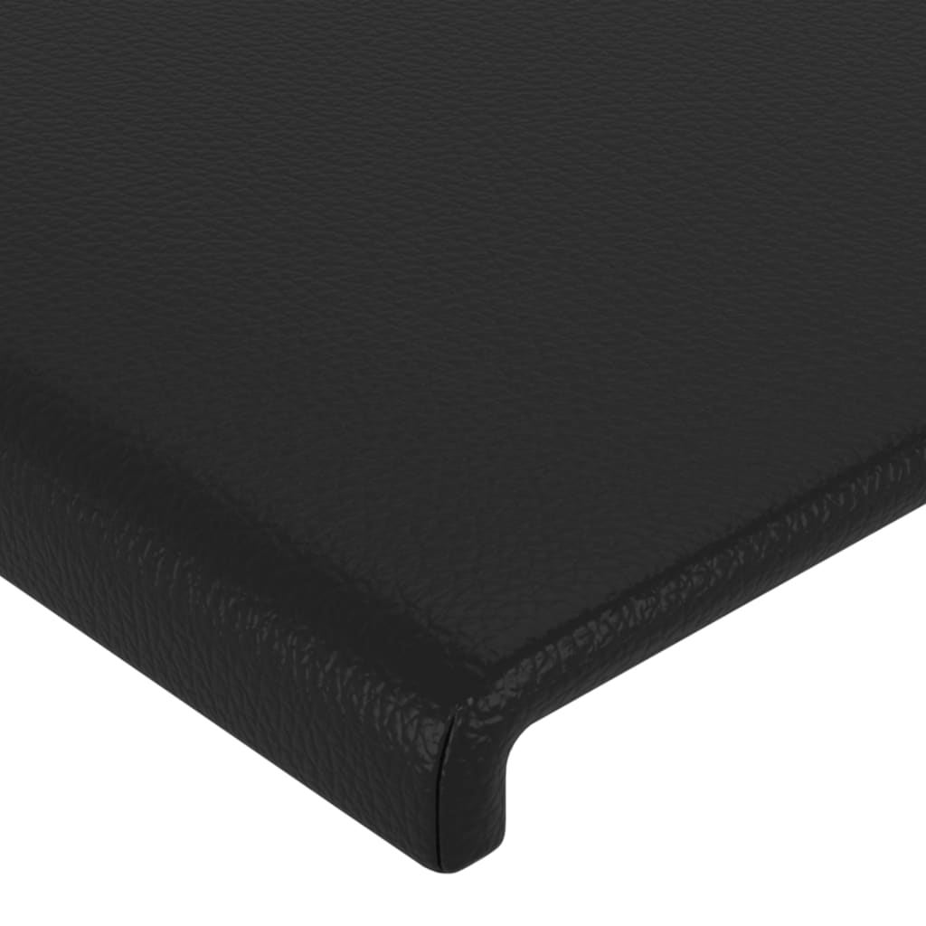 Testiera 2 Pz Nero 90x5x78/88 Cm In Similpelle - Image 4