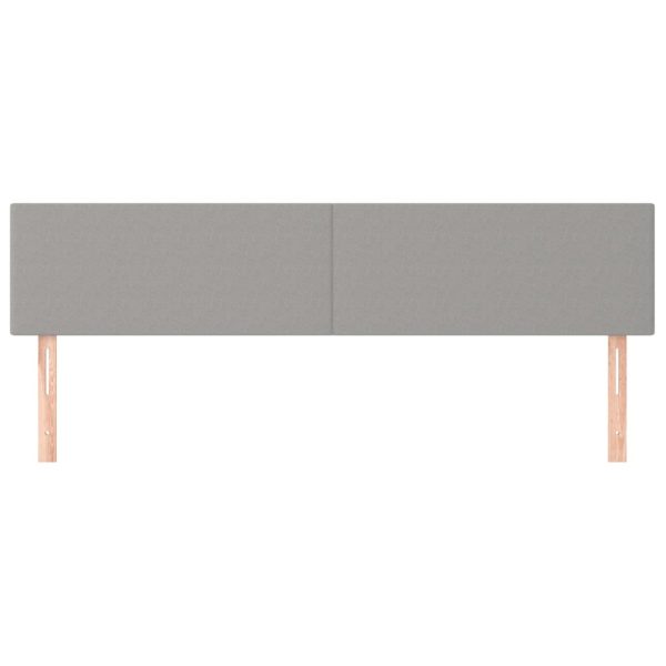 Testiere 2 Pz Grigio Chiaro 100x5x78/88 Cm In Tessuto - Image 3