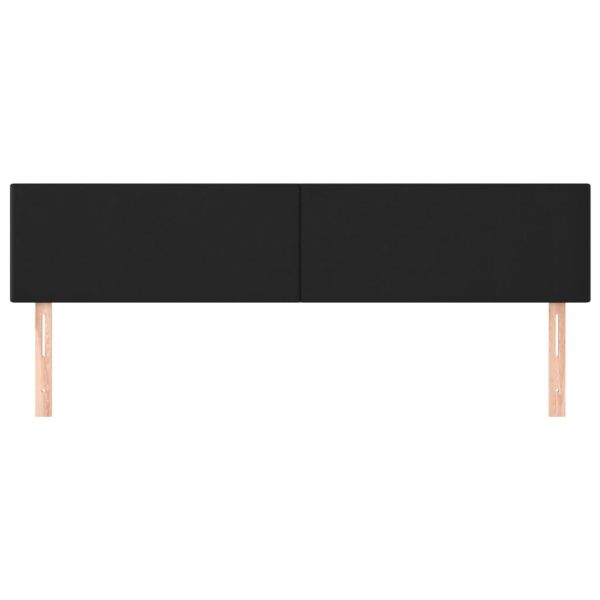 Testiere 2 Pz Nere 100x5x78/88 Cm In Similpelle - Image 3