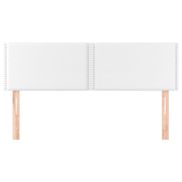 Testiere 2 Pz Bianche 72x5x78/88 Cm In Similpelle - Image 3