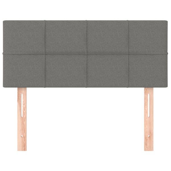 Testiera Grigio Scuro 80x5x78/88 Cm In Tessuto - Image 3