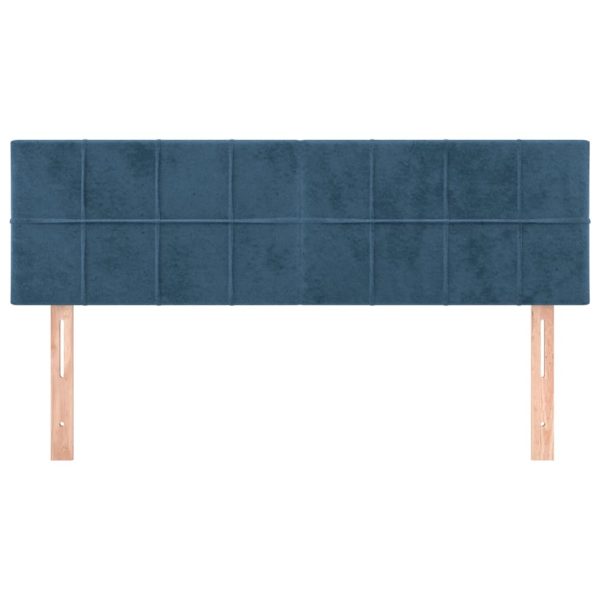 Testiere 2 Pz Blu Scuro 72x5x78/88 Cm In Velluto - Image 3