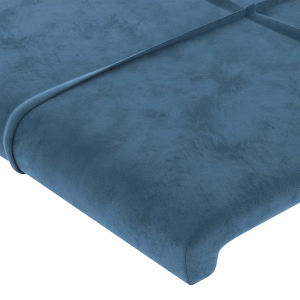 Testiere 2 Pz Blu Scuro 72x5x78/88 Cm In Velluto - Image 4
