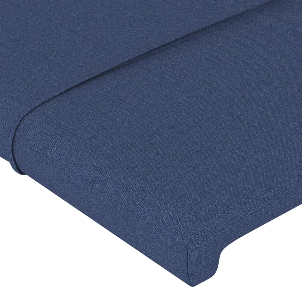 Testiera 2 Pz Blu 80x5x78/88 Cm In Tessuto - Image 4