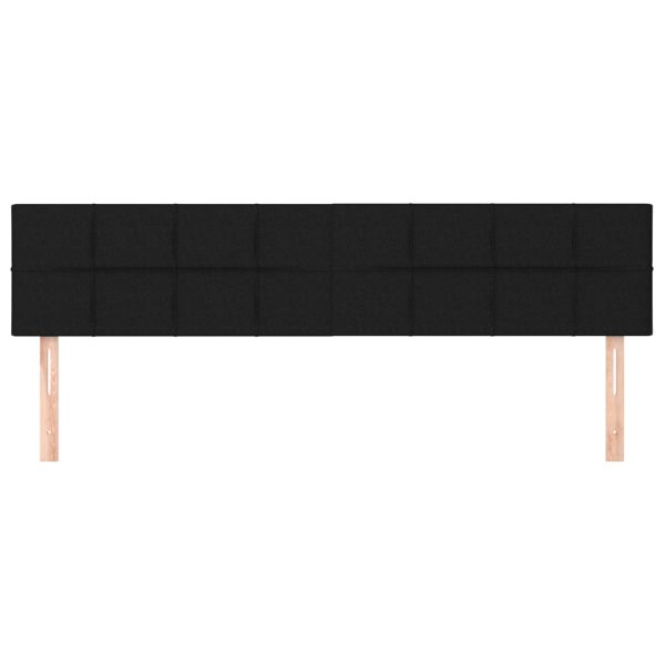 Testiere 2 Pz Nero 100x5x78/88 Cm In Tessuto - Image 3