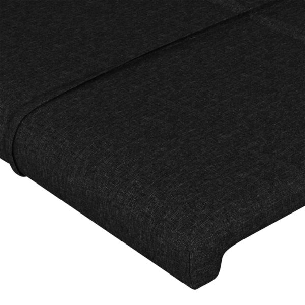 Testiere 2 Pz Nero 100x5x78/88 Cm In Tessuto - Image 4