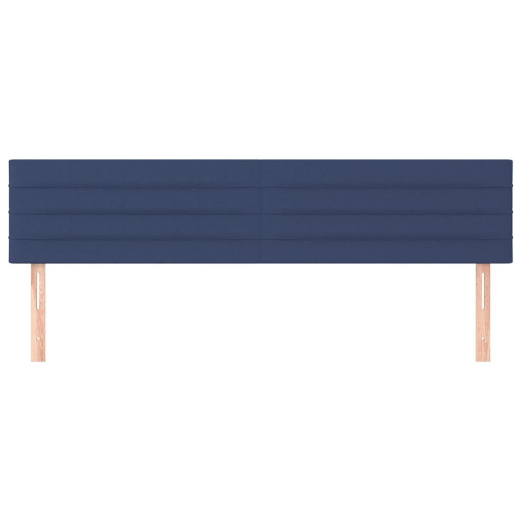 Testiera 2 Pz Blu 80x5x78/88 Cm In Tessuto - Image 3