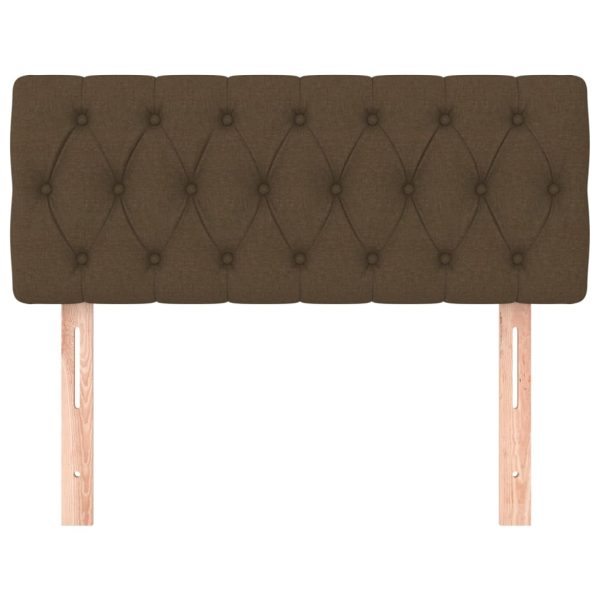 Testiera Marrone Scuro 100 X 7 X 78/88 Cm In Tessuto - Image 3