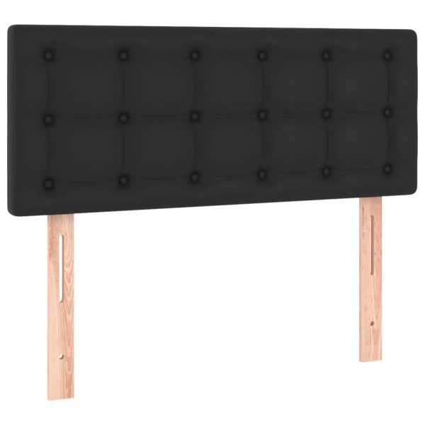 Testiera Nero 90x5x78/88 Cm In Similpelle - Image 2