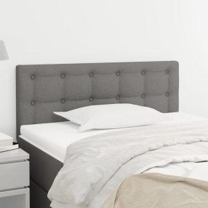 Testiera Grigio Scuro 100x5x78/88 Cm In Tessuto