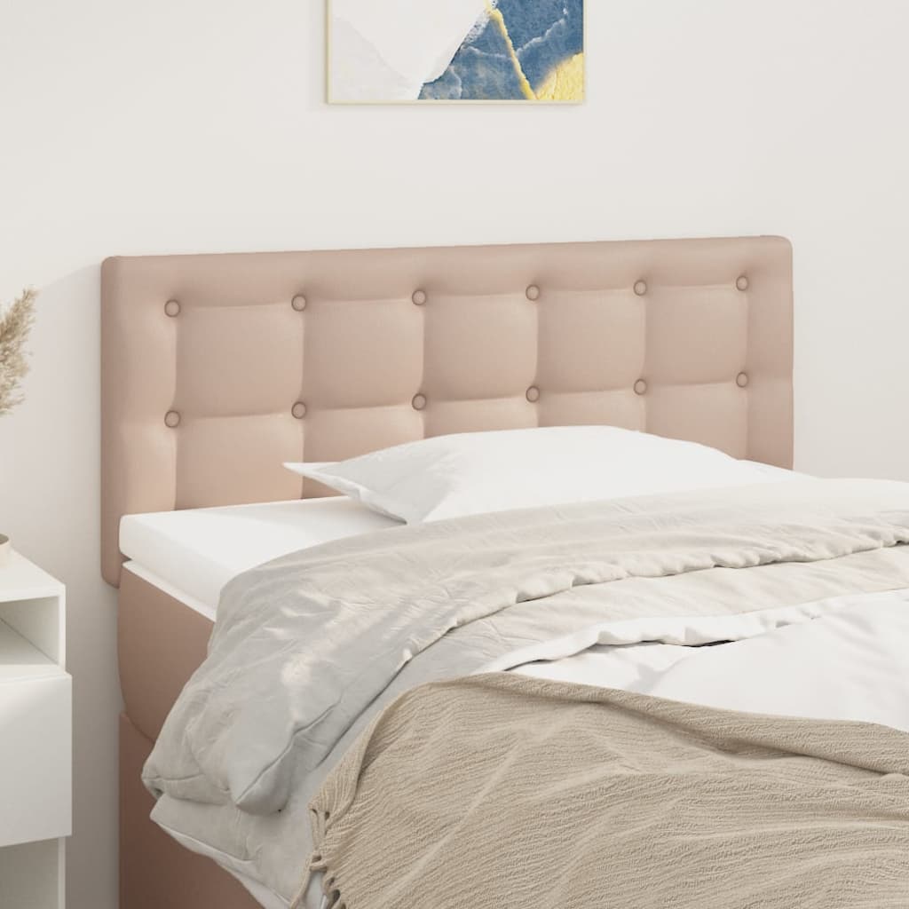 Testiera Cappuccino 100x5x78/88 Cm In Similpelle