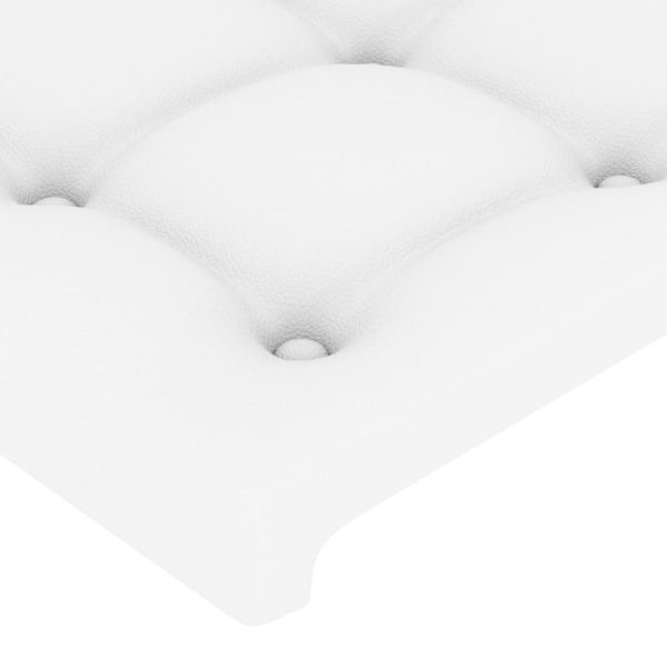 Testiere 2 Pz Bianche 72x5x78/88 Cm In Similpelle - Image 4