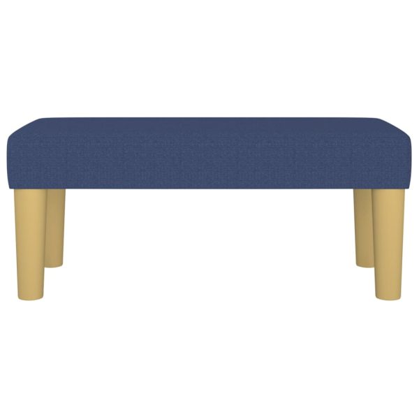 Panca Blu 70x30x30 Cm In Tessuto - Image 3