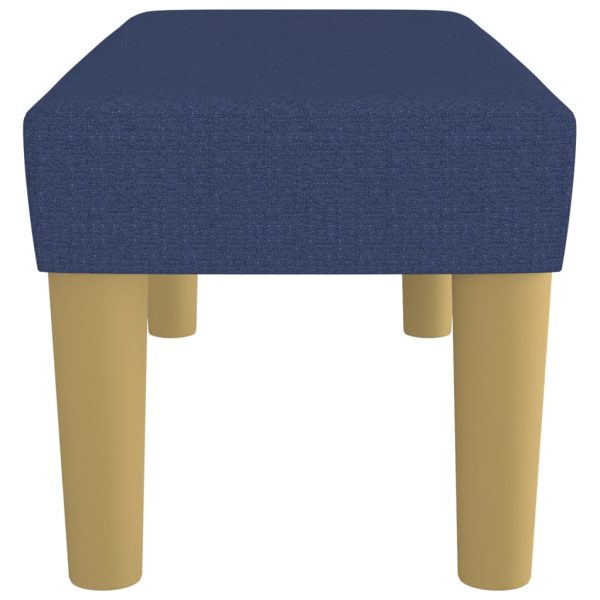 Panca Blu 70x30x30 Cm In Tessuto - Image 4