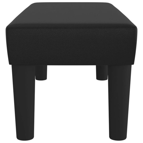 Panca Nera 70x30x30 Cm In Similpelle - Image 4