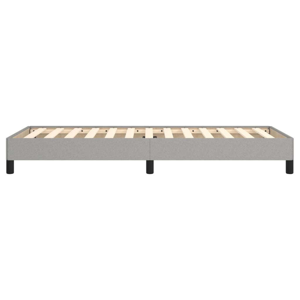 Giroletto Senza Materasso Grigio Chiaro 80x200 Cm Tessuto - Image 6