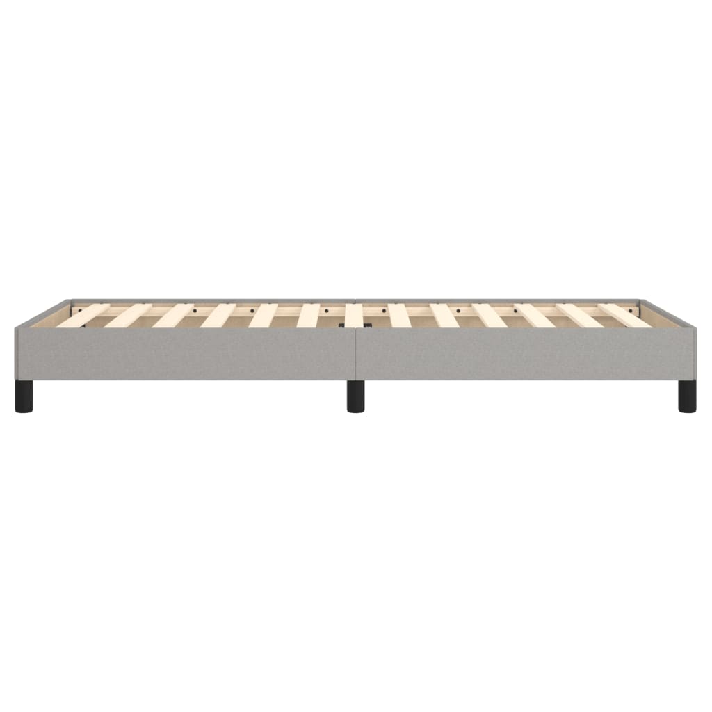 Giroletto Senza Materasso Grigio Chiaro 90x190 Cm Tessuto - Image 6