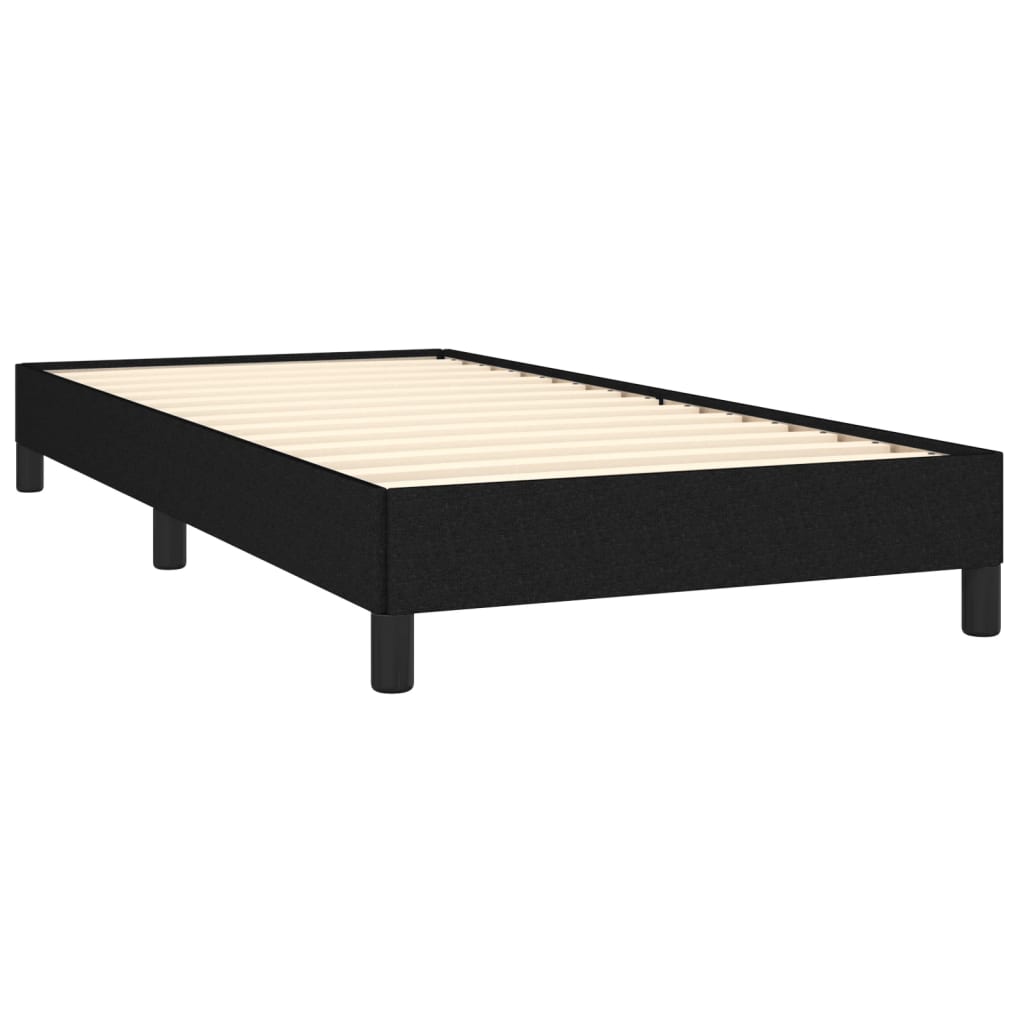 Giroletto Senza Materasso Nero 90x190 Cm In Tessuto - Image 4