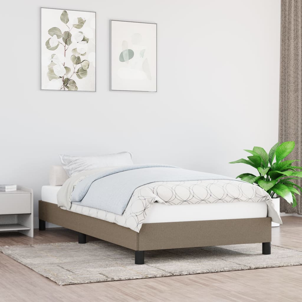 Giroletto Senza Materasso Tortora 90x200 Cm Tessuto